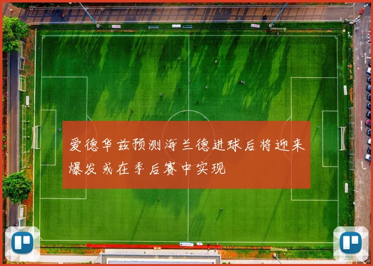 爱德华兹预测海兰德进球后将迎来爆发或在季后赛中实现