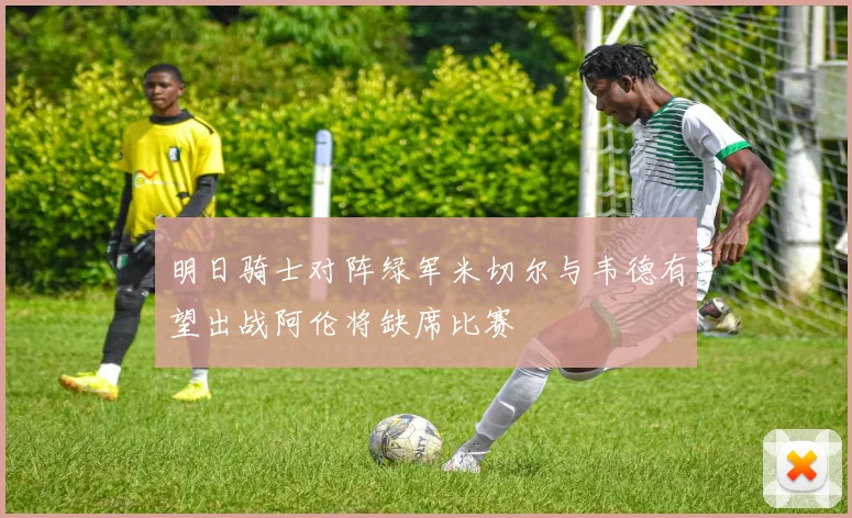 明日骑士对阵绿军米切尔与韦德有望出战阿伦将缺席比赛